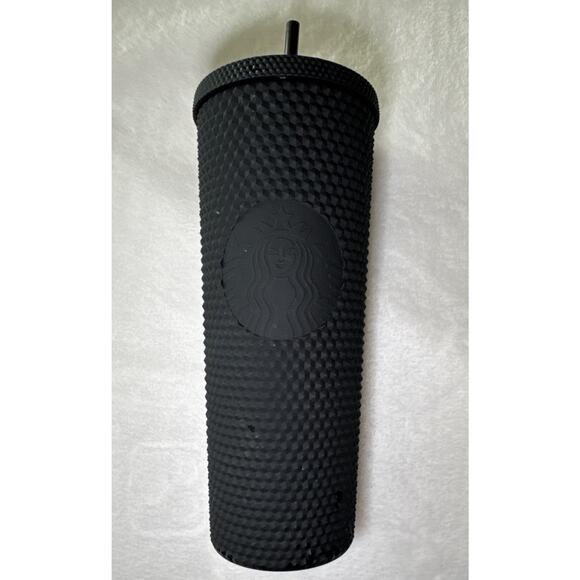 Starbucks Limited Edition Studded Tumbler Cup - Matte Black Venti Cup 24oz - Picture 1 of 4